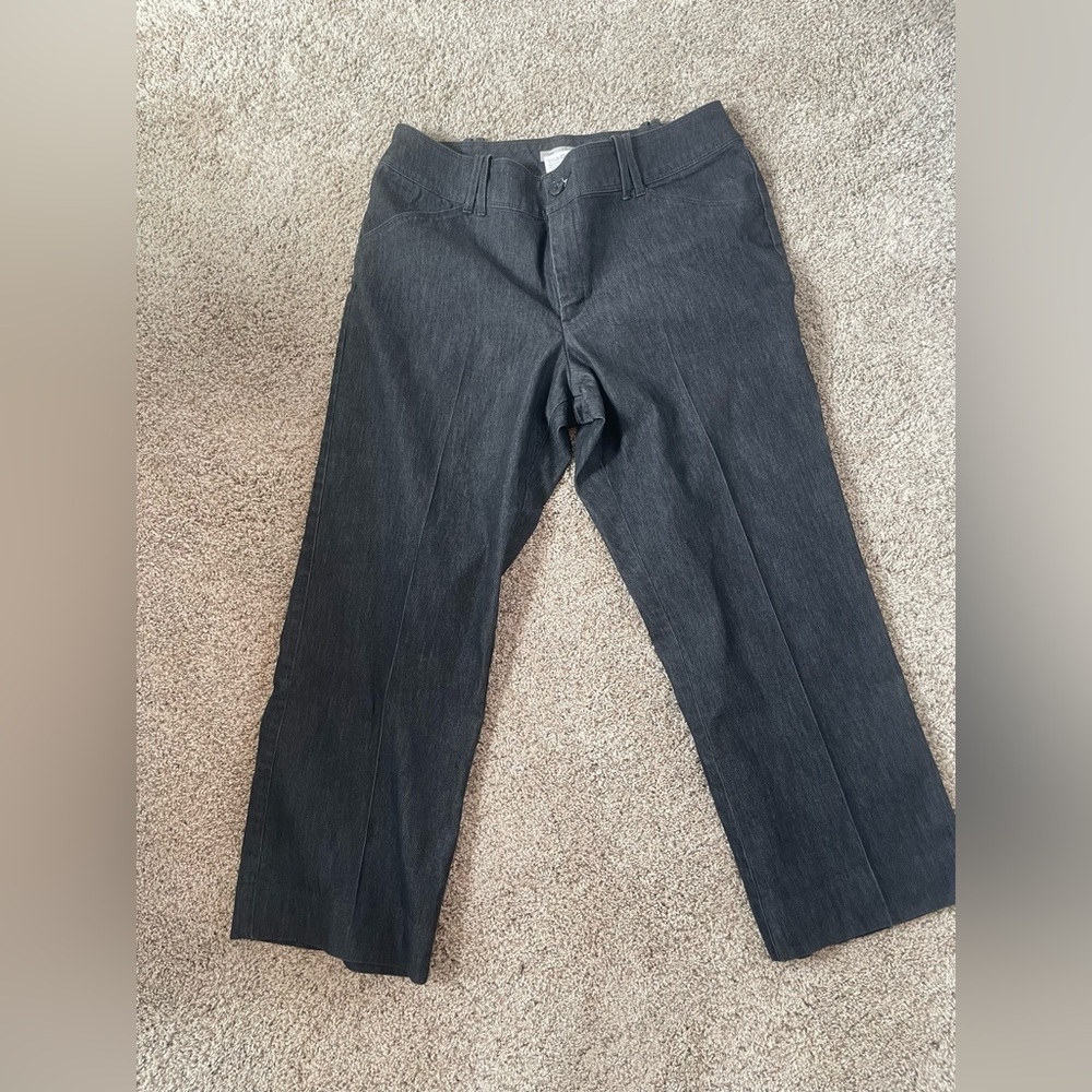 Women’s Lee jeans size 14 wide leg grey 53